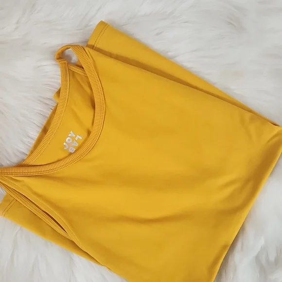 Joy Lab, Women's gold tank top, round neck, sleeveless, Size Ex Large - Picture 6 of 6